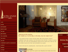 Tablet Screenshot of eng.hotelknaus.de
